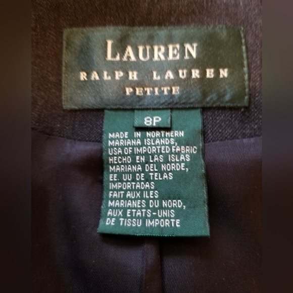 Lauren Ralph Lauren Women's Charcoal Grey 8P Suit - Picture 6 of 8